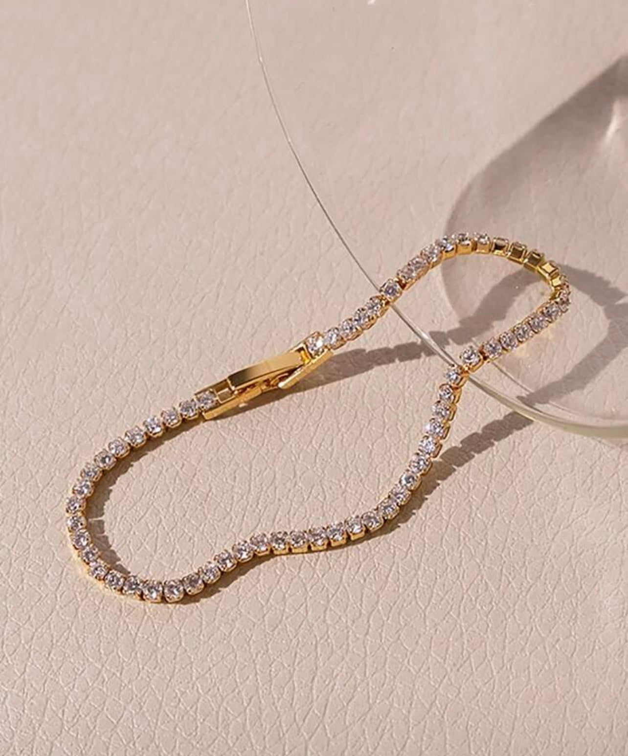 Tennis Bracelet in Gold
